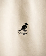 KANGOL カンゴール 別注コラボ オーバーサイズカットスエードワンポイントロゴ刺繍半袖Tシャツ