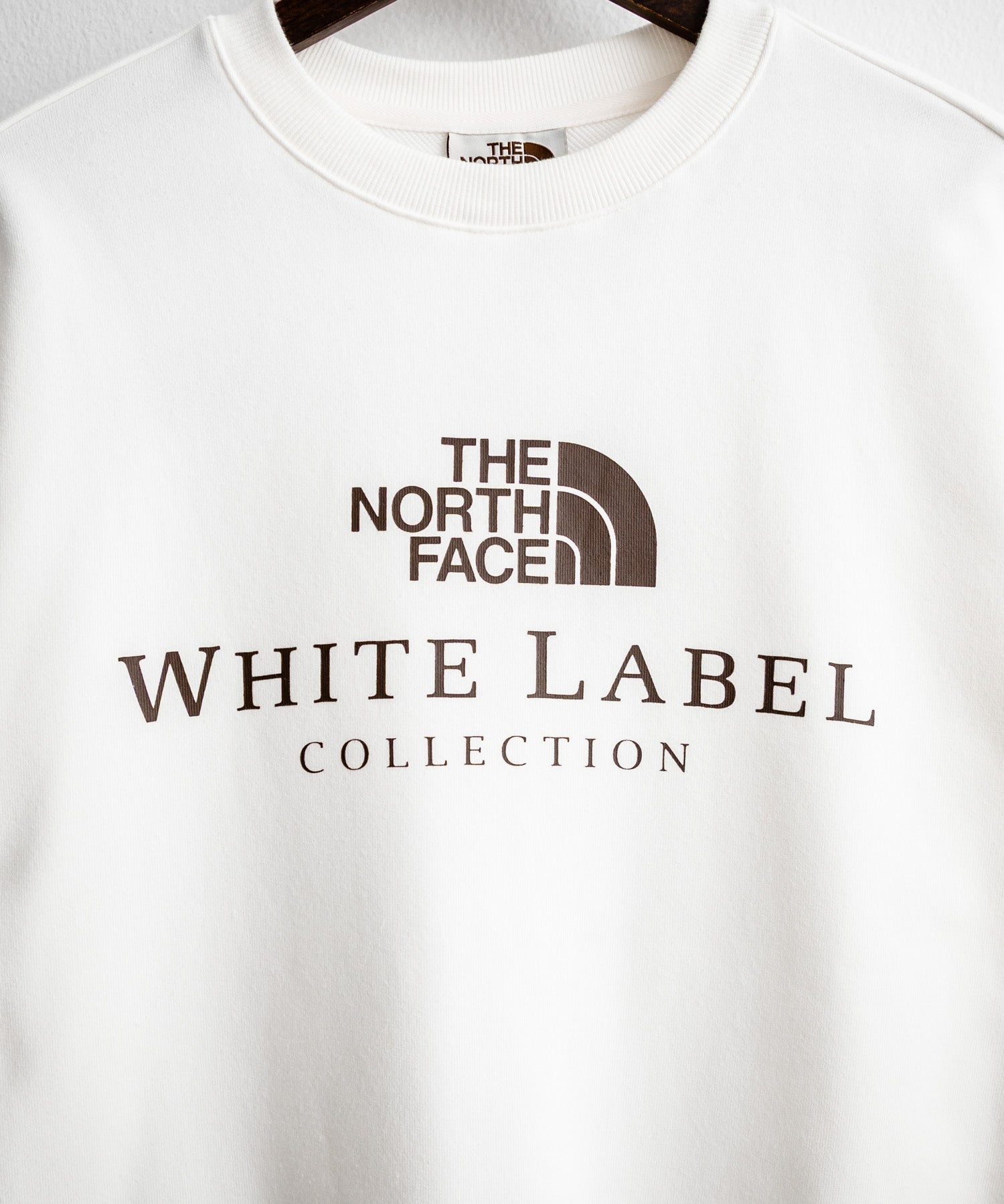 日本未展開モデル THE NORTH FACE ザ・ノースフェイス WHITE LABEL ホワイトレーベル TNF SIGNATURE SWEATSHIRTS クルーネック長袖スウェットトレーナー 15380