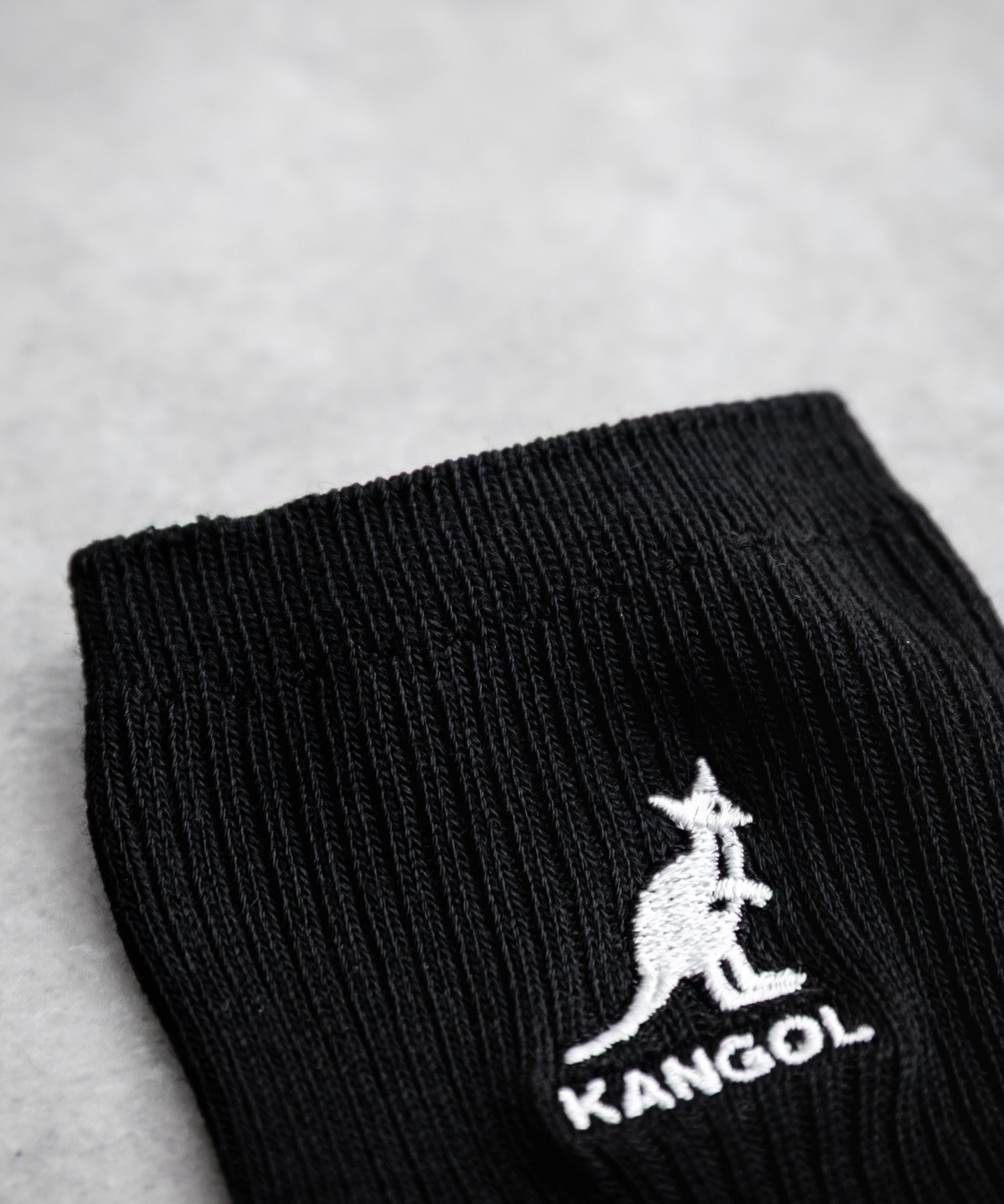 KANGOL カンゴール W's 3P クルー丈スクールリブソックス/ワンポイント刺繍靴下 15687