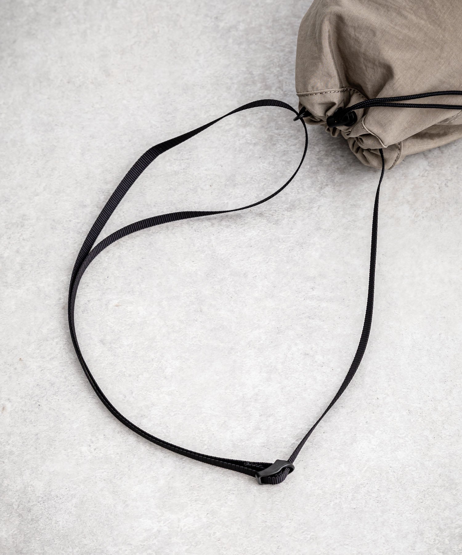 Butler Verner Sails バトラーバーナーセイルズ 日本製/国産 モールドレザー×シワ加工ナイロン巾着ショルダー JA-2865 13793