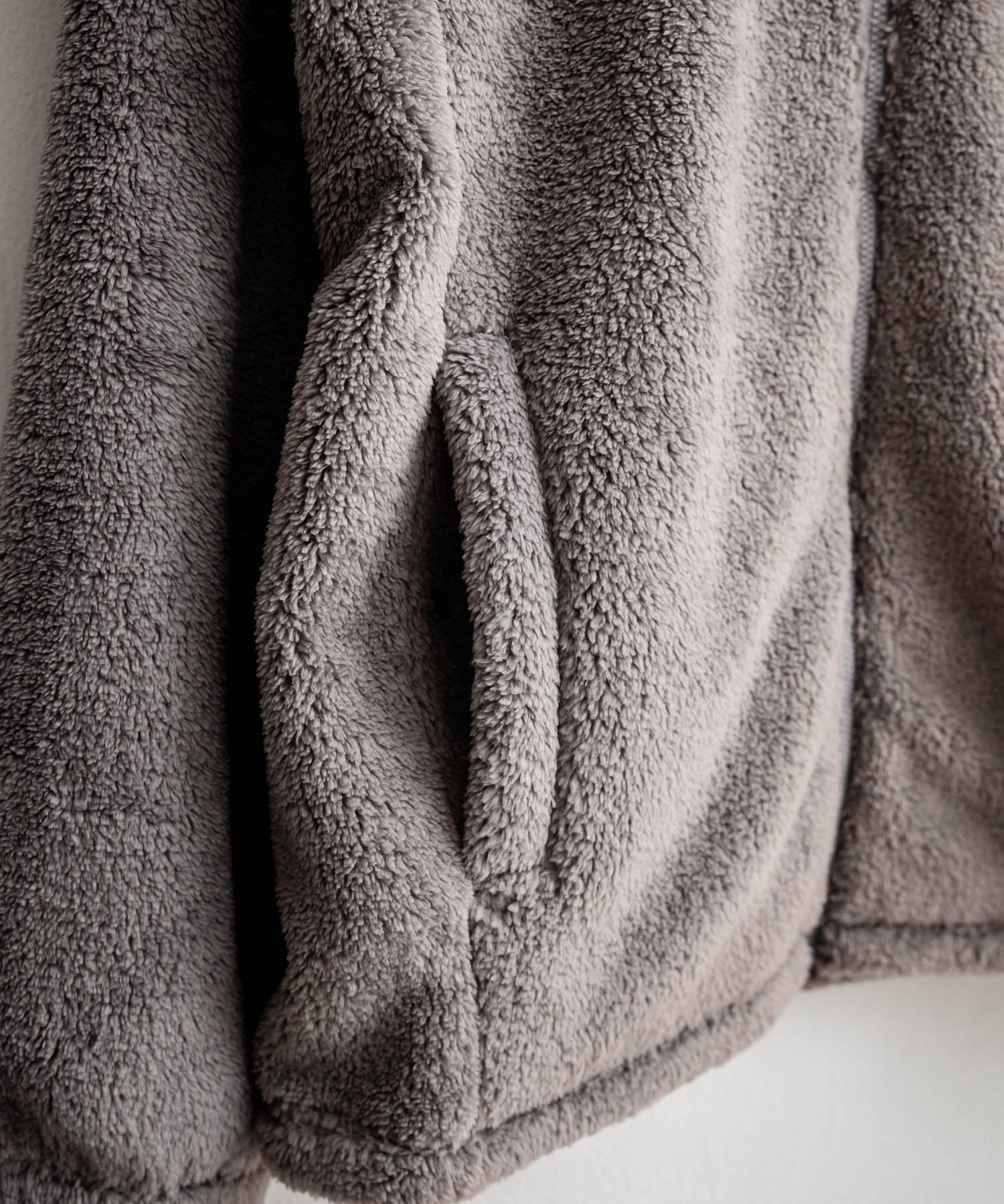 日本未展開モデル THE NORTH FACE ザ・ノースフェイス WHITE LABEL ホワイトレーベル COMFY ALPHA FLEECE ZIP UP ワンポイントロゴ刺繍ボアジャケット 15367