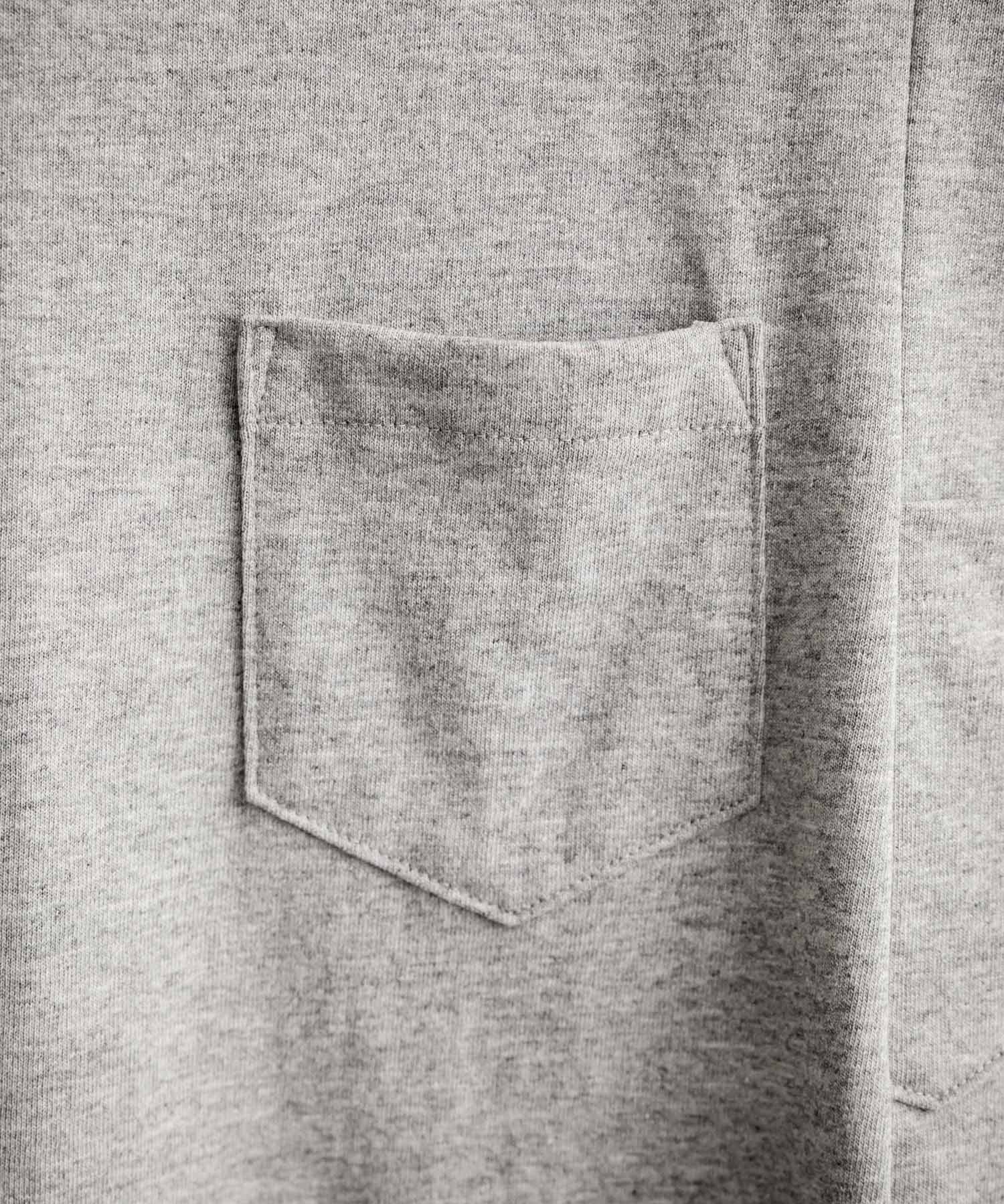 Upscape Audience アップスケープオーディエンス 日本製 国産ビッグサイズリメイクUSAファブリックポケット付き半袖Tシャツ AUD6739 16035