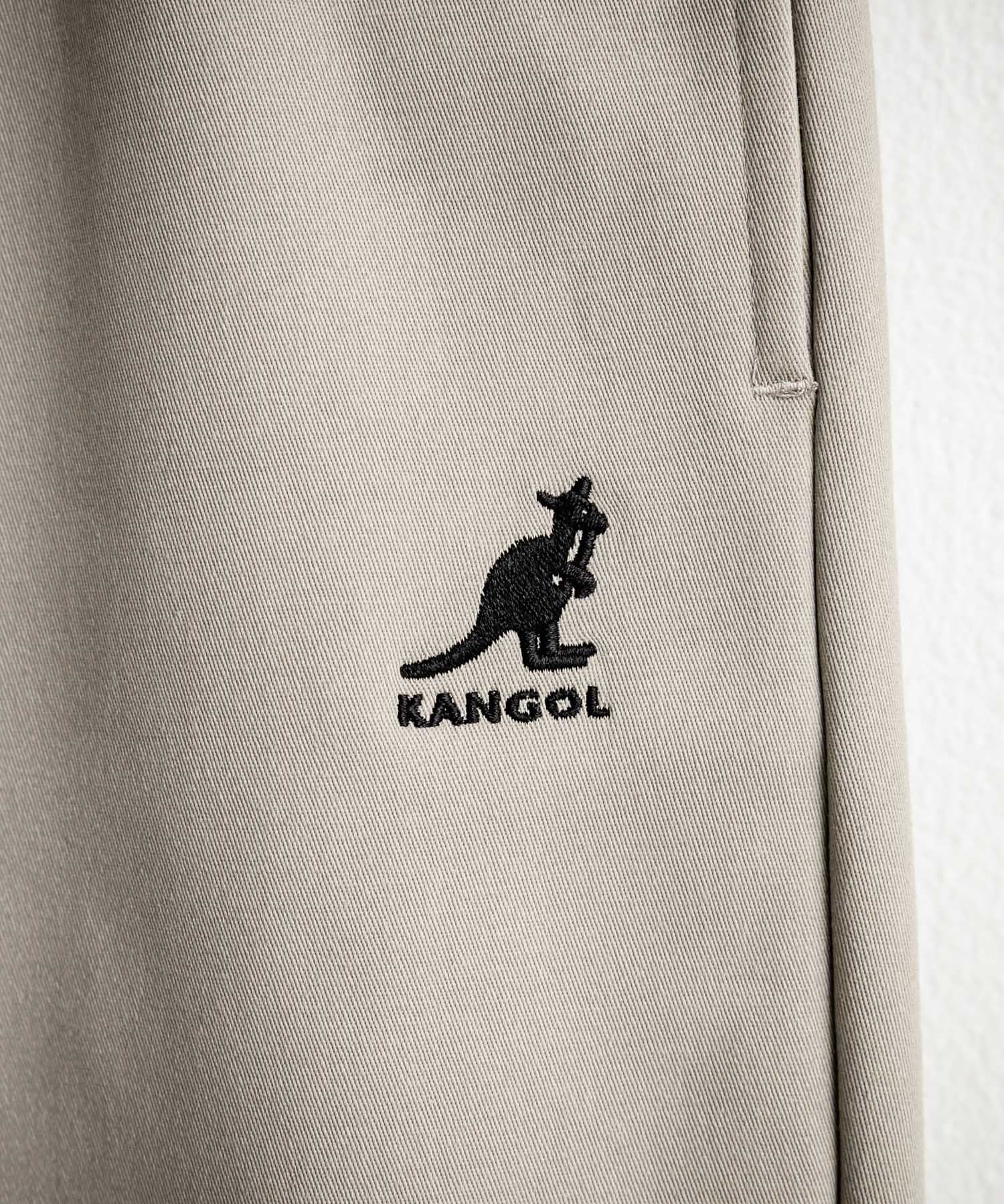 新色追加 KANGOL カンゴール 別注コラボ蓄熱裏フリースヒートテーパードジョガーイージーパンツ 14622