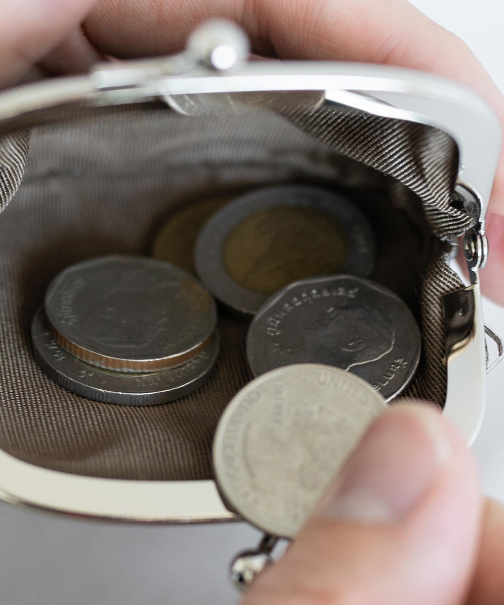 Butler Verner Sails バトラーバーナーセイルズ 日本製 国産迷彩イタリアンレザーがま口小銭入れ JW-2555 11044