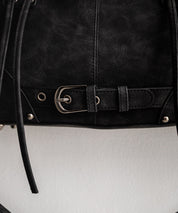 ヴィンテージ加工 PUレザー2WAYショルダーバッグ/ハンドバッグ 15509