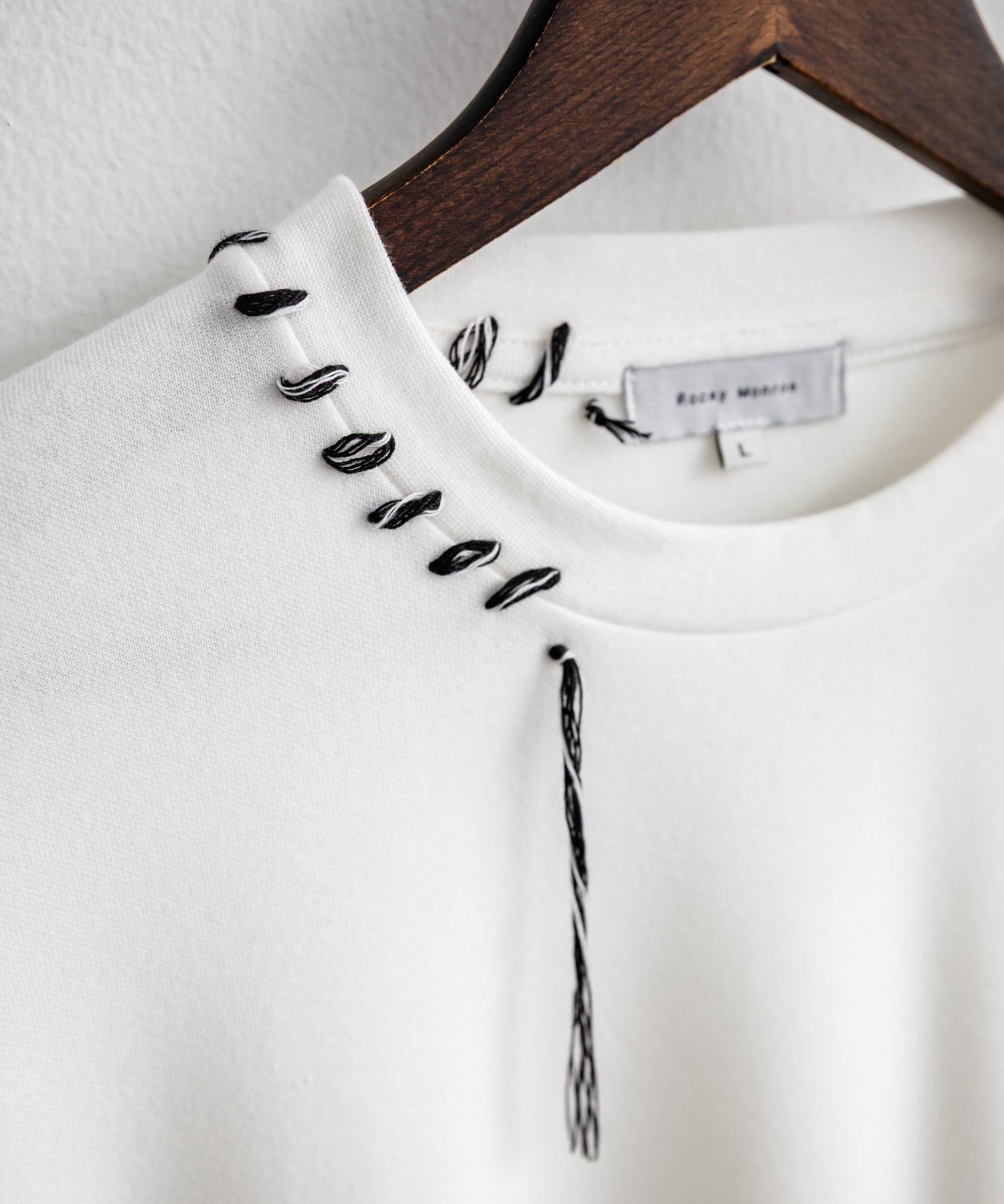 オーバーサイズ ハンドステッチ半袖Tシャツ