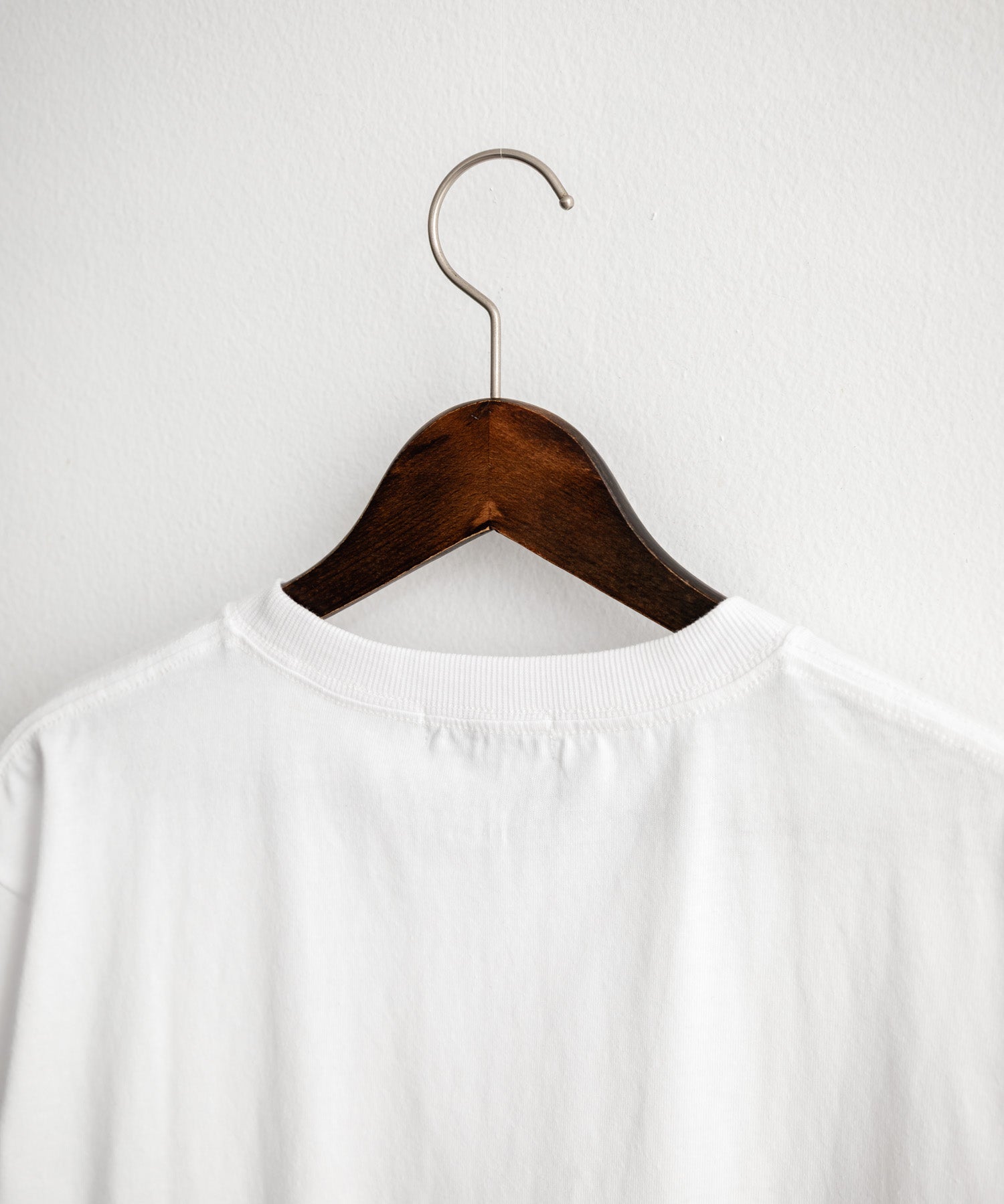 ケミカル加工 ショート丈 短丈 クロップド 半袖コットンクルーネックTシャツ 15631