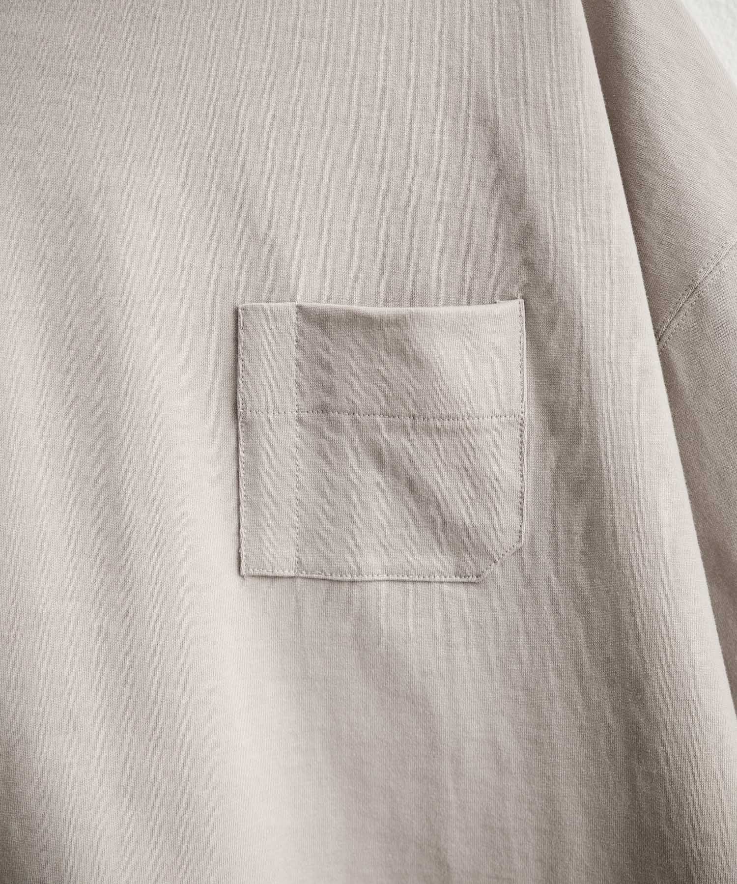 Upscape Audience 日本製/国産VORTEX 8オンスMVS天竺グラスポケット付きハーフスリーブクロップドTシャツ AUD6654 15873