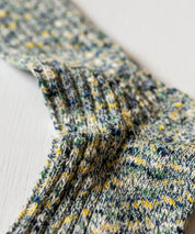 ANONYMOUSISM アノニマスイズム 日本製 国産 Homespan art yarn Crew ミックスカラークルー丈スニーカーソックス 15397