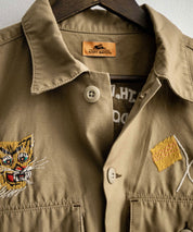 KRIFF MAYER クリフメイヤー スーベニア刺繍長袖ミリタリーシャツジャケット 2514001 14783