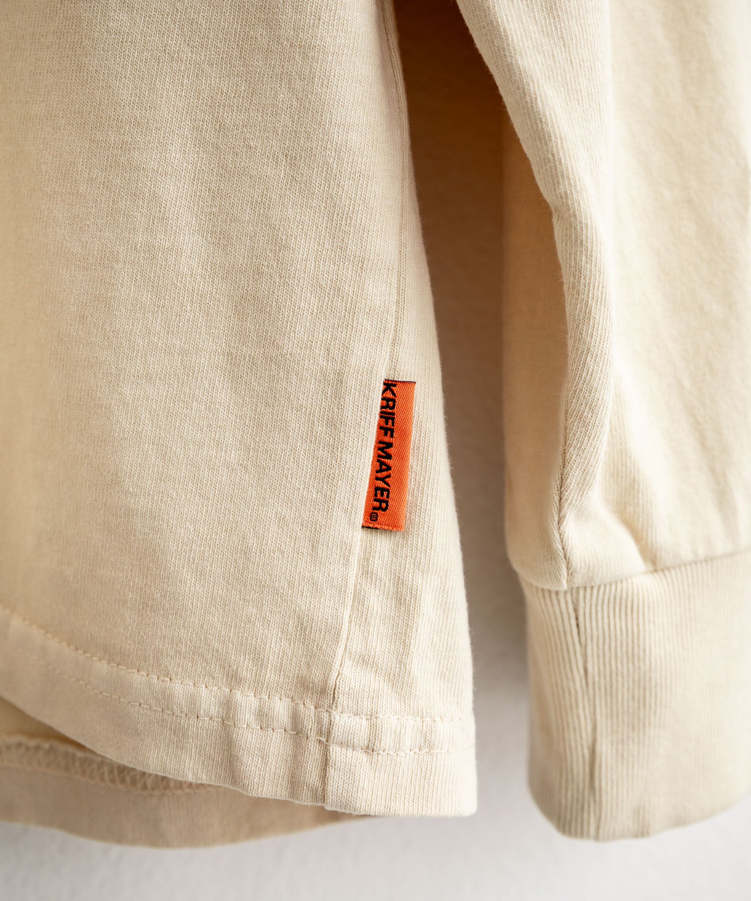 KRIFF MAYER クリフメイヤー オーバーサイズスーベニア刺繍クルーネック長袖Tシャツ(虎) /ロンT 2537203 15603