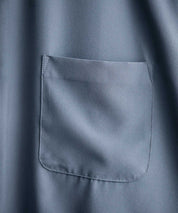 接触冷感 オーバーサイズとろみショート丈半袖シャツ/短丈ハーフスリーブシャツ 15366