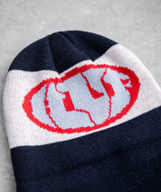 HUF WARPED CUFF BEANIE カフビーニージャカードロゴニットキャップ 16460