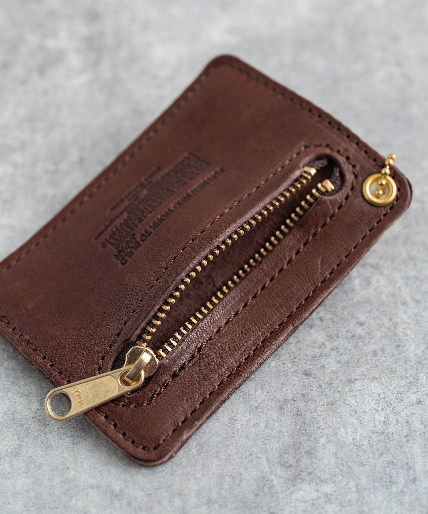 Butler Verner Sails バトラーバーナーセイルズ 日本製 ZIP付馬革パスケース JA-1182　11041