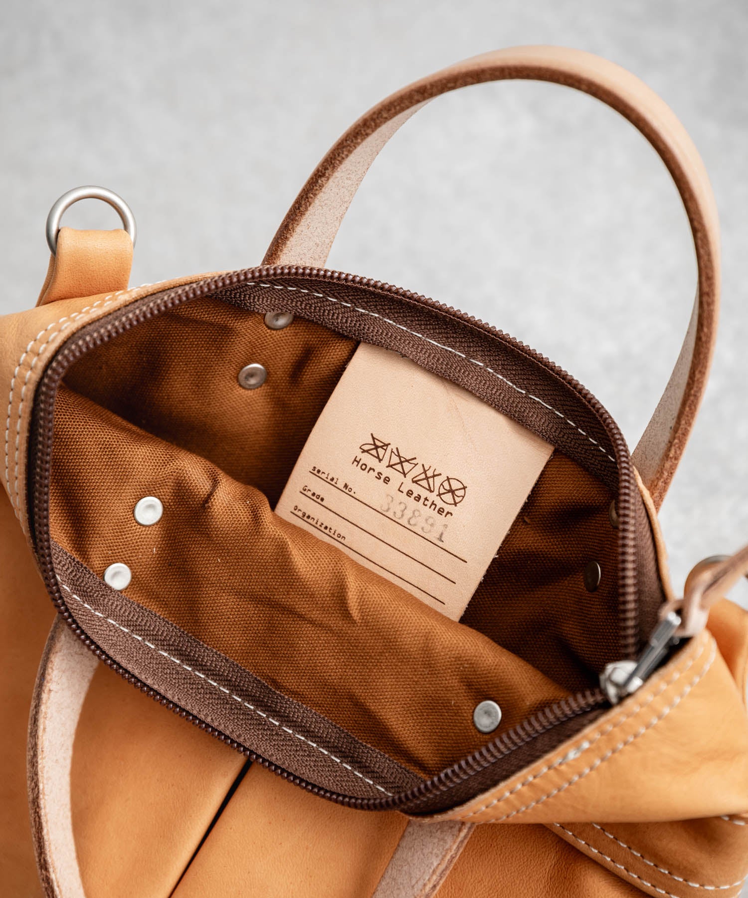 Butler Verner Sails バトラーバーナーセイルズ 日本製 国産ホースレザーミニヘルメットバッグ JA-2928 14269