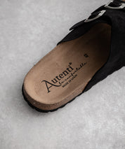 AUTENTI オーテンティ ダブルベルト レザーサンダル/フラットサンダル 16189
