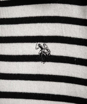 U.S. POLO ASSN. ユーエスポロアッスン W's ワンポイントロゴ刺繍バイカラー半袖ニットポロシャツ 無地/ボーダー 15636