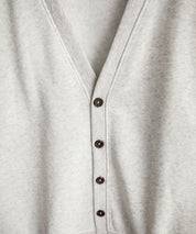 コットンタッチ裏起毛Vネックカーディガン 14984