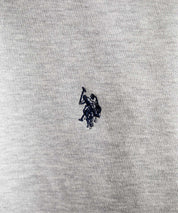 U.S. POLO ASSN. ユーエスポロアッスン オーバーサイズ裏起毛ワンポイントロゴ刺繍長袖ハーフジップスウェット 16108