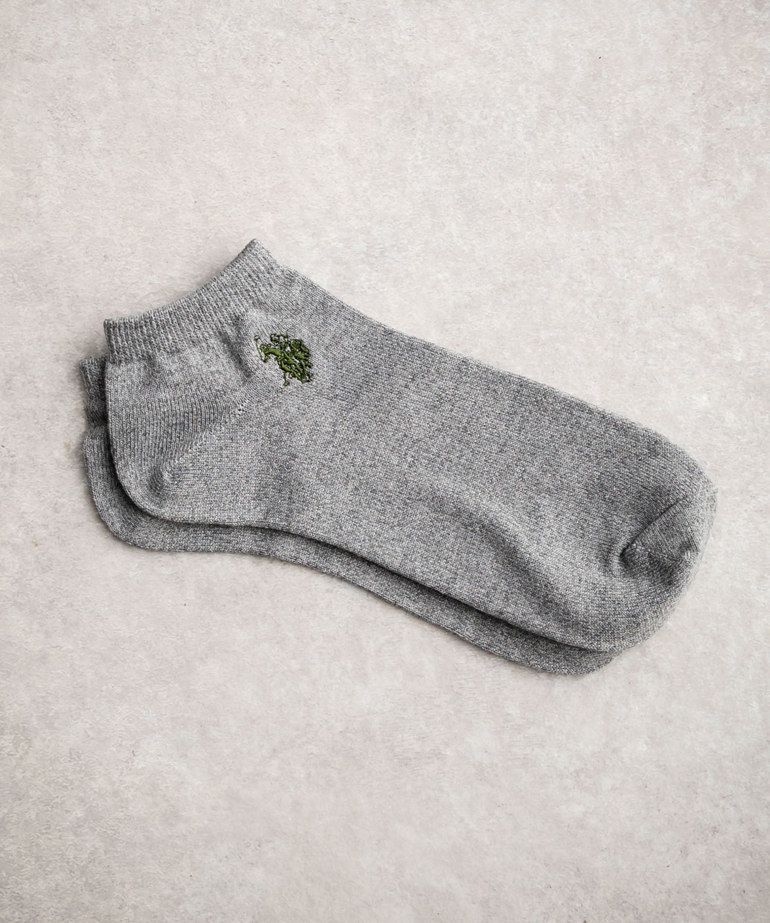U.S. POLO ASSN. ユーエスポロアッスン ワンポイントロゴ刺繍3足アソートアンクル/くるぶし丈ソックス 15067