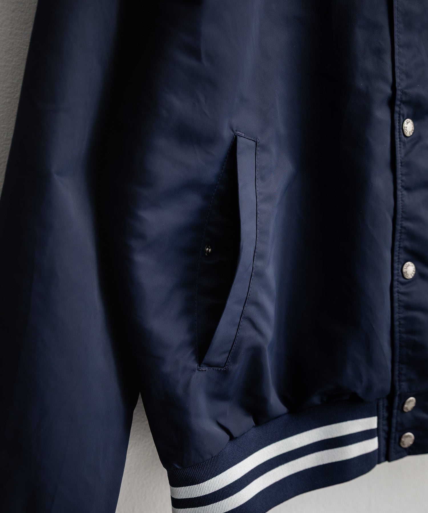 THE NORTH FACE ザ・ノースフェイス M'S BRETON JACKET ワンポイントロゴ刺繍スタジャン/ナイロンジャケット 15886