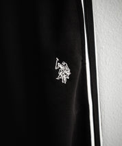 U.S. POLO ASSN. ユーエスポロアッスン サイドラインロゴ刺繍バックスリット入りロングトラックスカート 15106