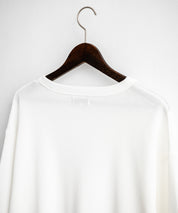 オーバーサイズ T/Cワッフルクルーネック長袖Tシャツ 14621