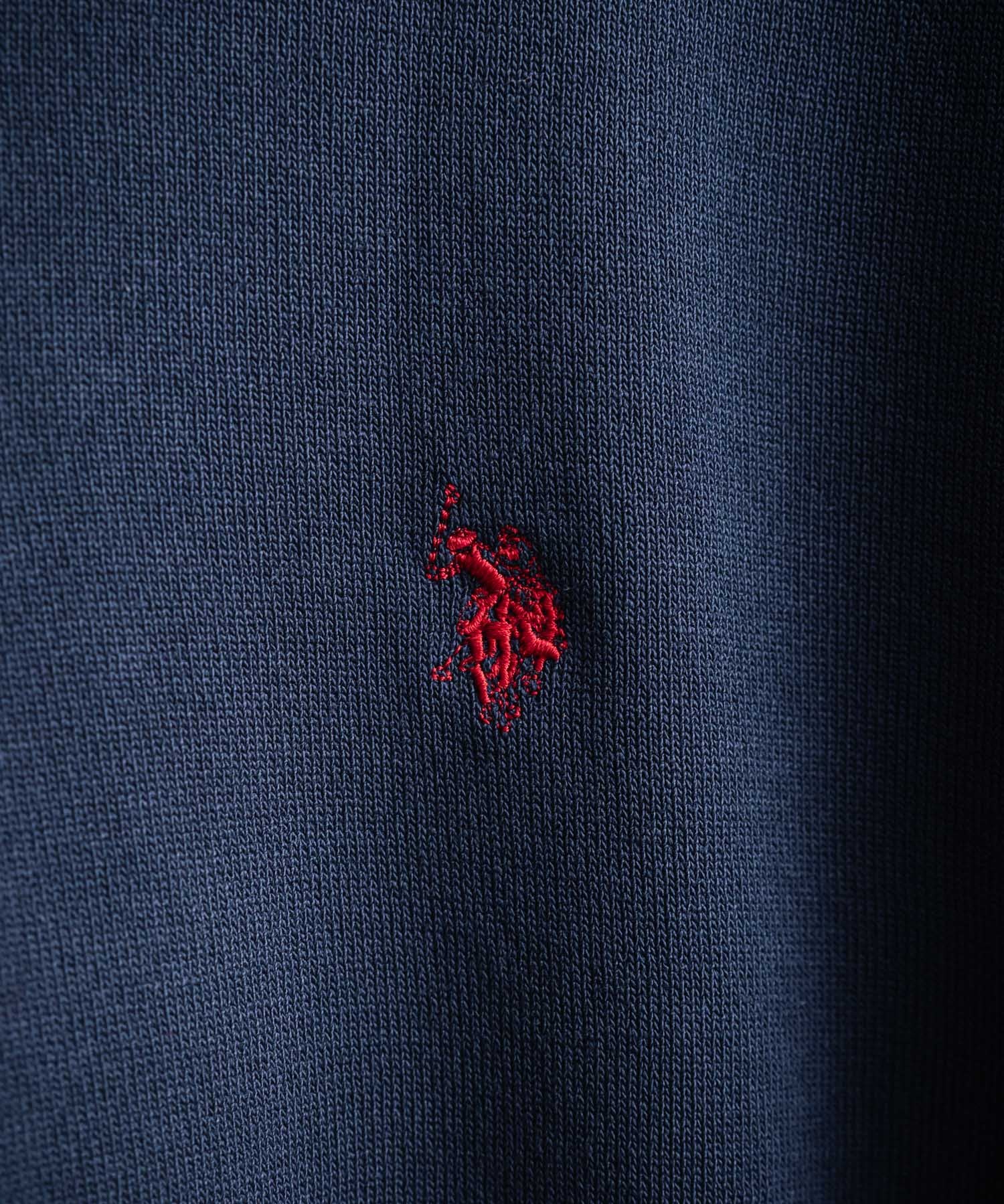 U.S. POLO ASSN. ユーエスポロアッスン オーバーサイズサマーニット半袖ポロシャツ 15630