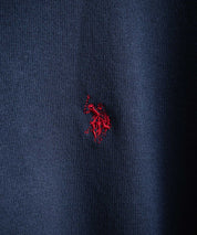 U.S. POLO ASSN. ユーエスポロアッスン オーバーサイズサマーニット半袖ポロシャツ 15630