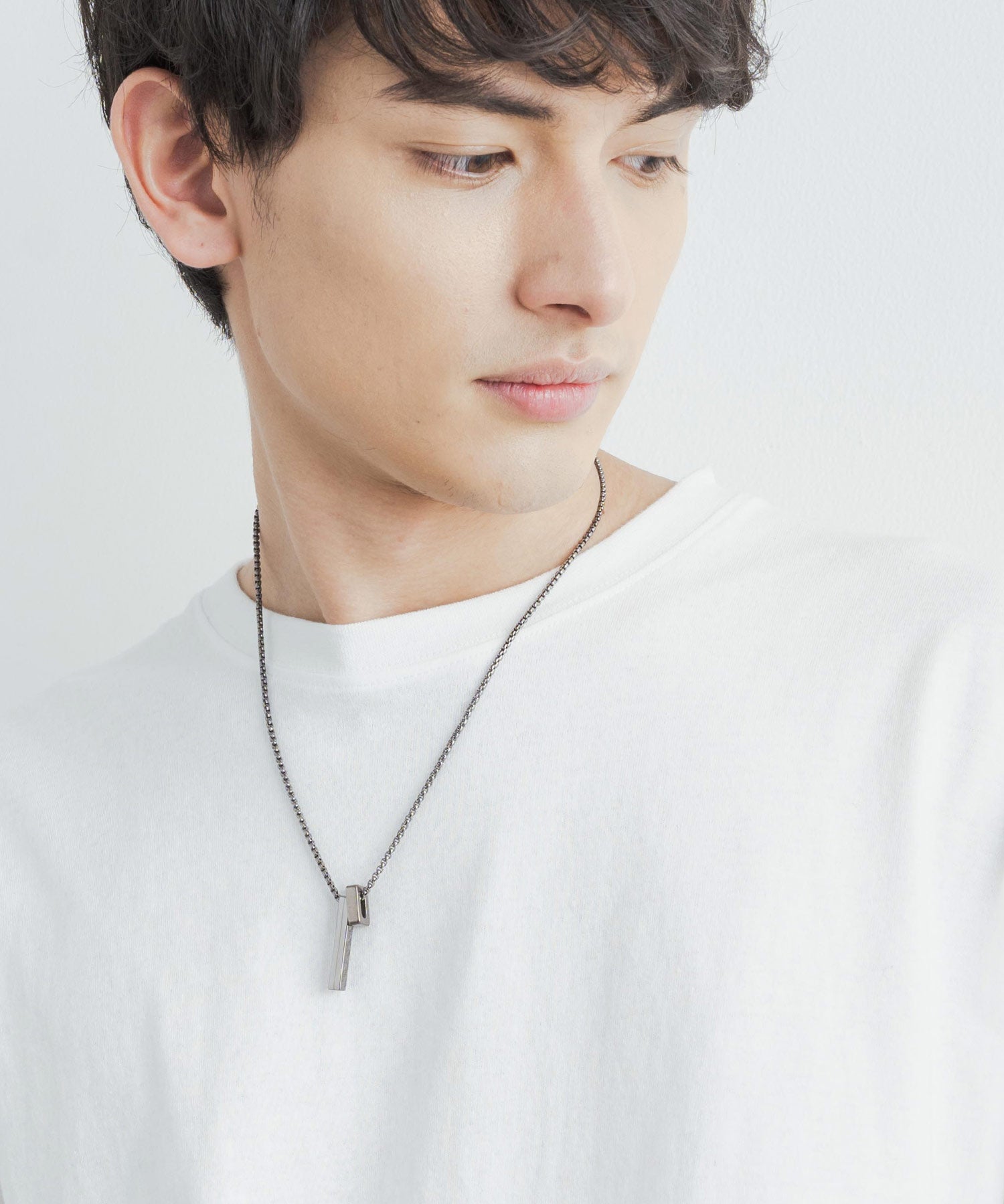 チャーム付きデザインチェーン合金ネックレス 11630