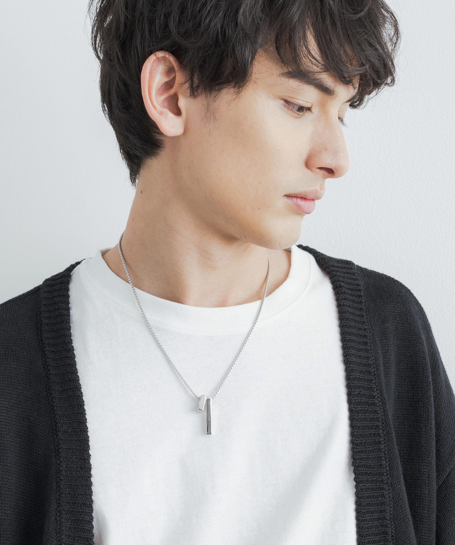 チャーム付きデザインチェーン合金ネックレス 11630