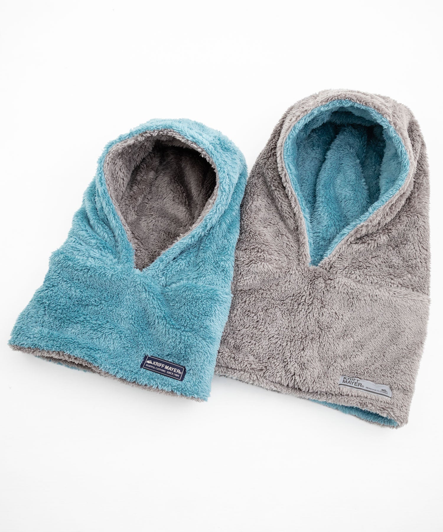 KRIFF MAYER クリフメイヤー ニンジャりん2WAYリバーシブルフード型ネックウォーマー ボアフードウォーマー J2527845 14965