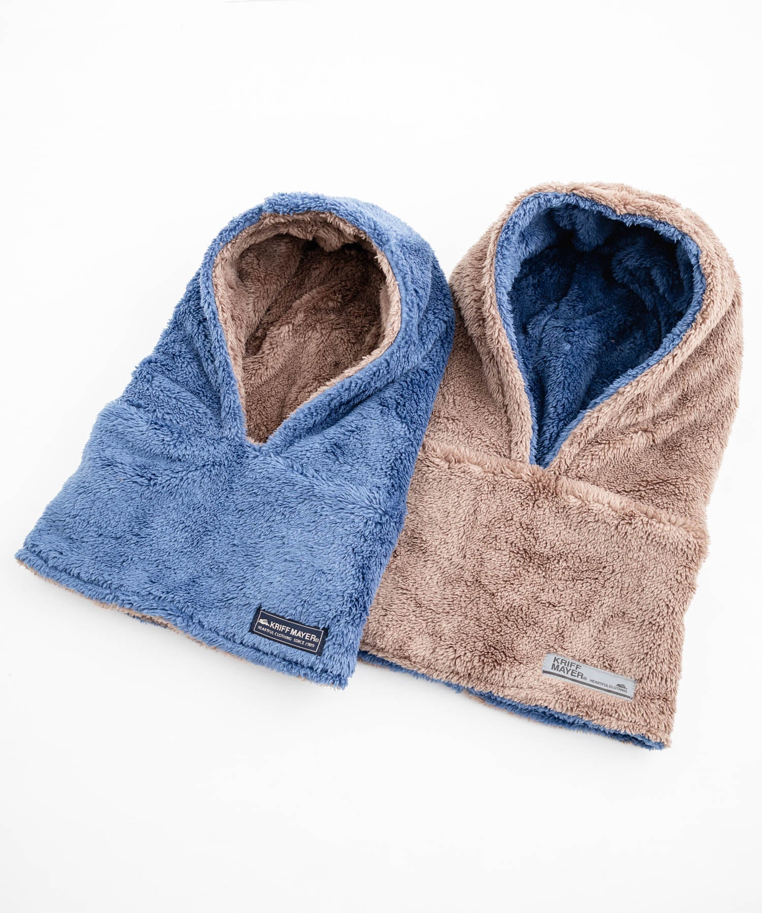 KRIFF MAYER クリフメイヤー ニンジャりん2WAYリバーシブルフード型ネックウォーマー ボアフードウォーマー J2527845 14965