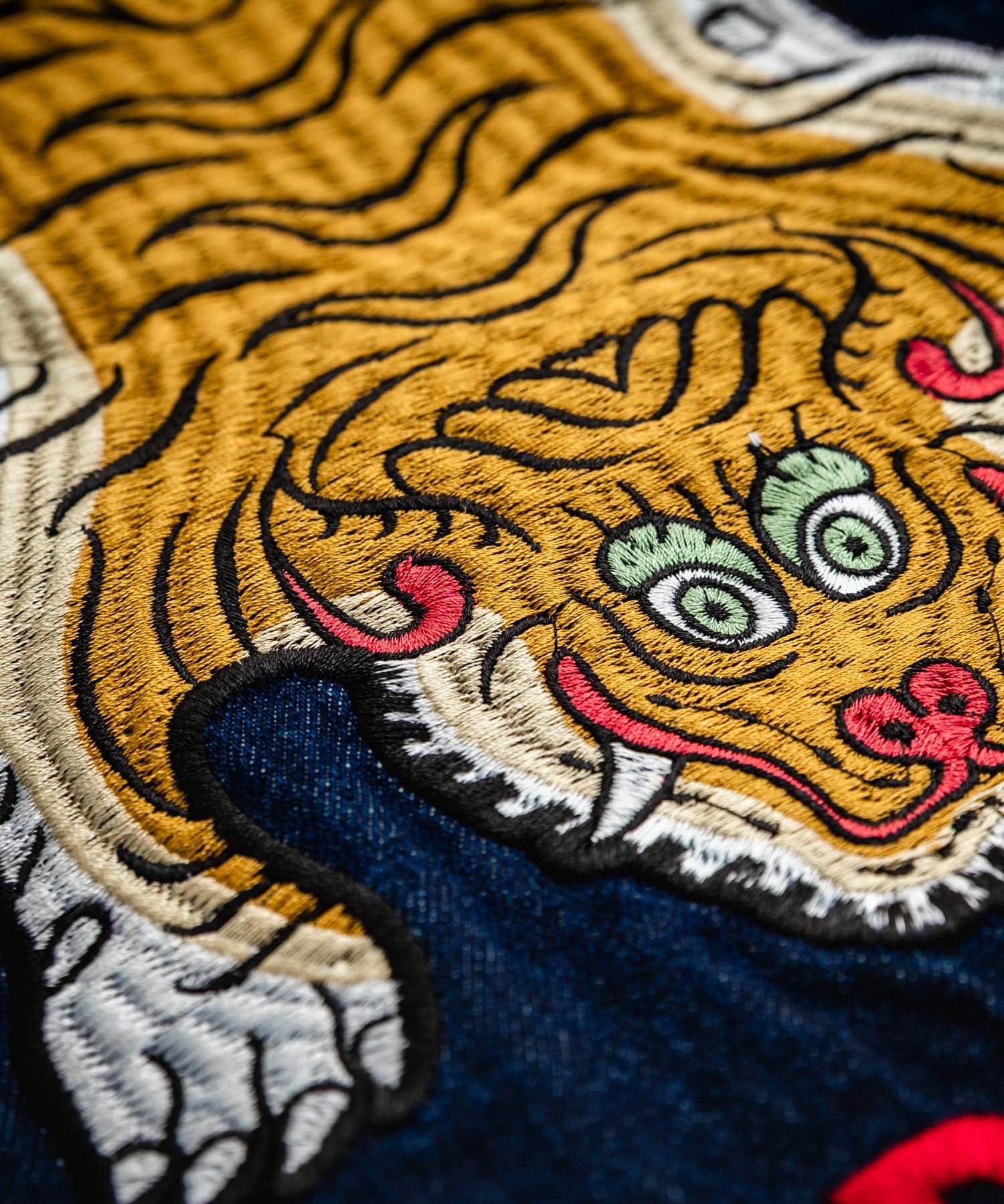 YOIDORE 酔いどれ オーバーサイズチベタン刺繍デニムジャケット 14888