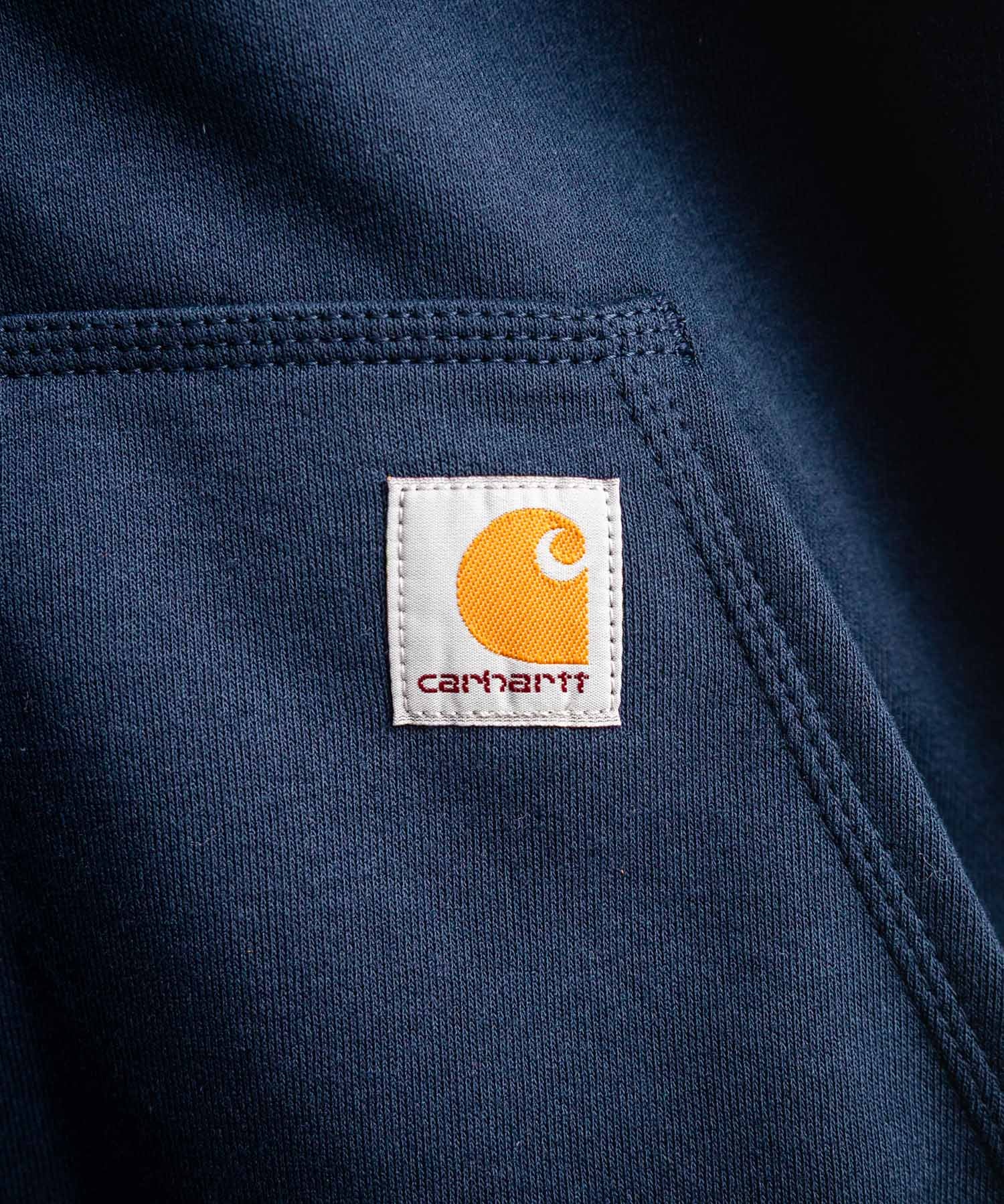 Carhartt カーハート MIDWEIGHT HOODED ZIP-FRONT SWEATSHIRT オーバーサイズ裏起毛長袖フルジップパーカー 15387