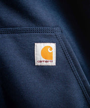 Carhartt カーハート MIDWEIGHT HOODED ZIP-FRONT SWEATSHIRT オーバーサイズ裏起毛長袖フルジップパーカー 15387