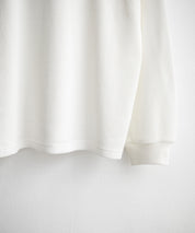 オーバーサイズ T/Cワッフルクルーネック長袖Tシャツ 14621
