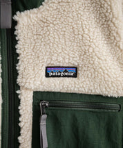 Patagonia パタゴニア M S CLASSIC RETRO X JKT スタンドネックフリースジャケット/ボアジャケット 16386