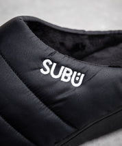 【SUBU/スブ】 サンダル F-line/ワンポイントロゴ刺繍モックシューズスリッポンスリッパ 15384