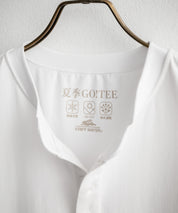 KRIFF MAYER クリフメイヤー 接触冷感・UVカット 夏季GO！TEE ヘンリーネック半袖Tシャツ 2555125 16029