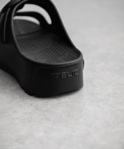 TELIC テリック W-BUCKLE2 厚底ダブルバックルベルトスライドサンダル/リカバリーサンダル 16160