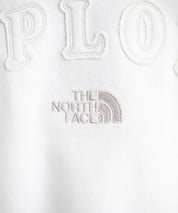 日本未展開モデル THE NORTH FACE ザ・ノースフェイス WHITE LABEL ホワイトレーベル EXPLORE SWEATSHIRTS アップリケ刺繍裏毛長袖スウェット/アーチロゴトレーナー 16595