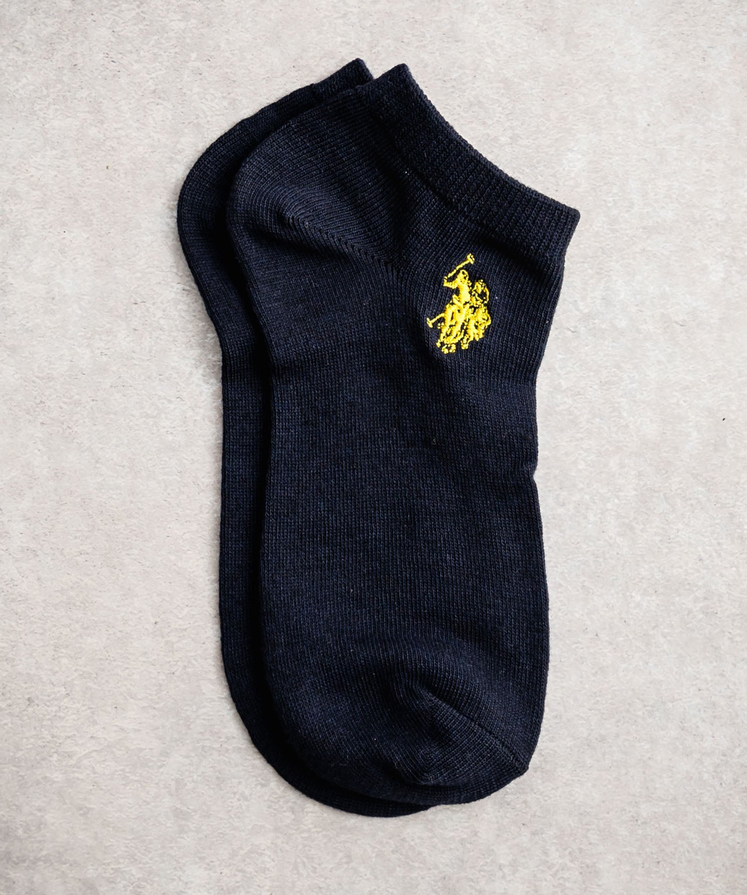 U.S. POLO ASSN. ユーエスポロアッスン ワンポイントロゴ刺繍3足アソートアンクル/くるぶし丈ソックス 15070