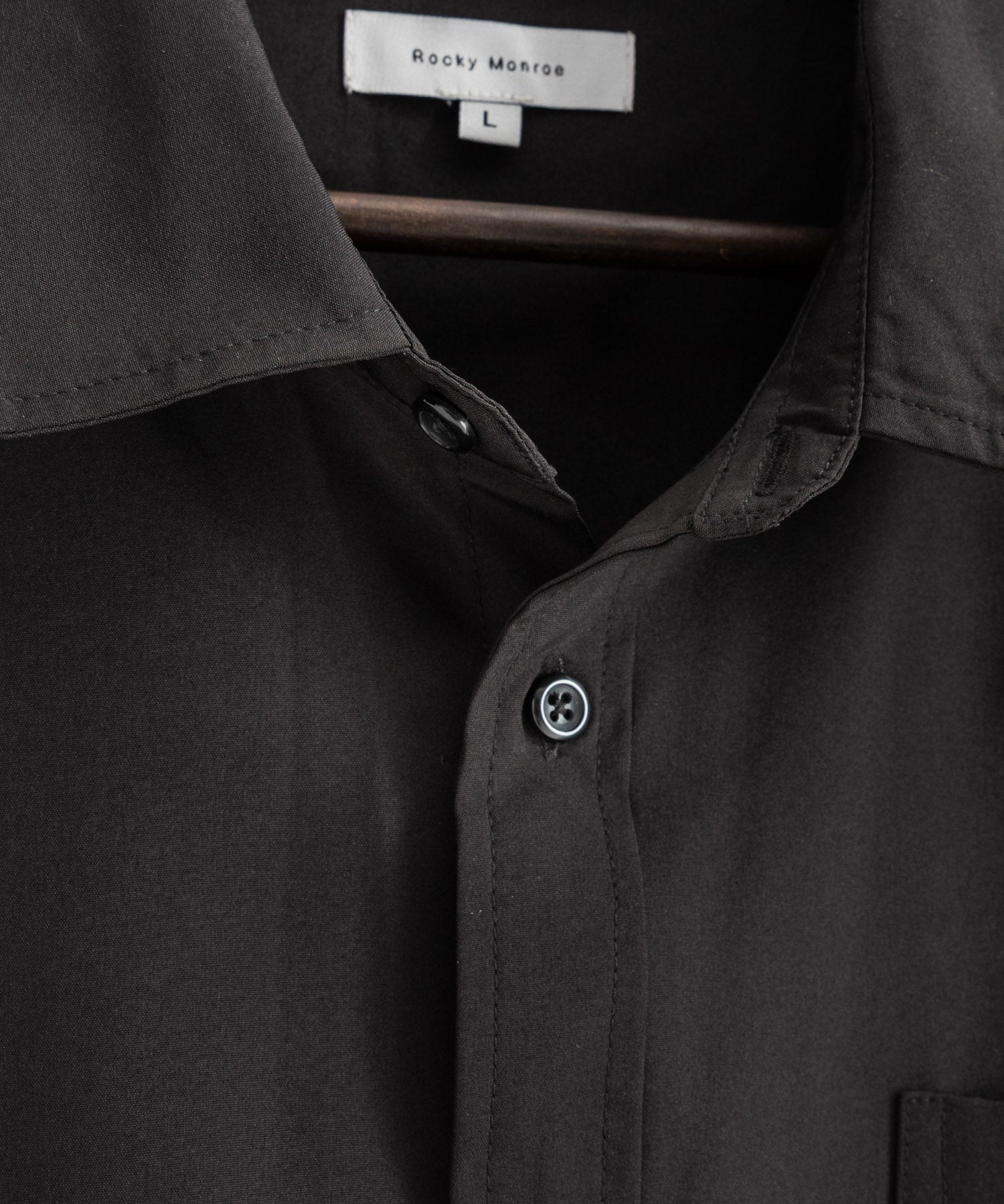 新色追加 オーバーサイズ レギュラーカラーストレッチ長袖シャツ 11915