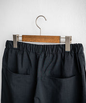 新色追加 接触冷感多機能素材リネンライク アンクルテーパードイージーパンツ 15482