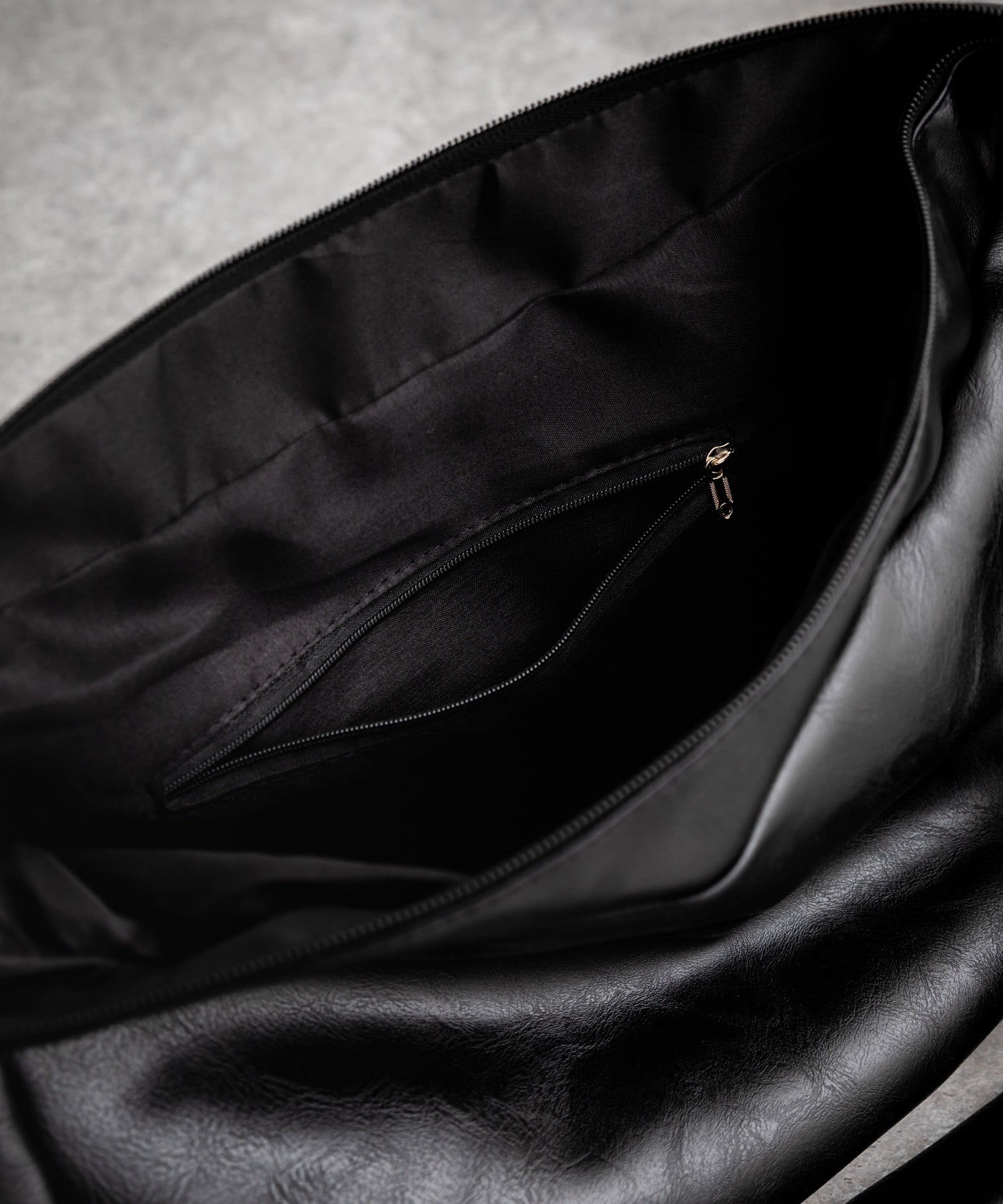 PUレザー ビッグショルダーバッグ 14290