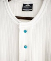 KRIFF MAYER クリフメイヤー ワンポイントロゴ針抜きヘンリーネックTシャツ 2545102 15909