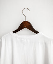 ケミカル加工 短丈 クロップド ショート丈半袖コットンヘンリーネックTシャツ 15632