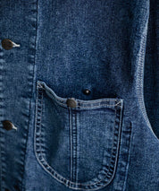 新色追加 Hanes ヘインズ ストレッチデニムカバーオール/デニムジャケット 14399