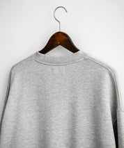 オーバーサイズ 裏毛ヘンリーネック長袖スウェット 15436 【セットアップ可能】